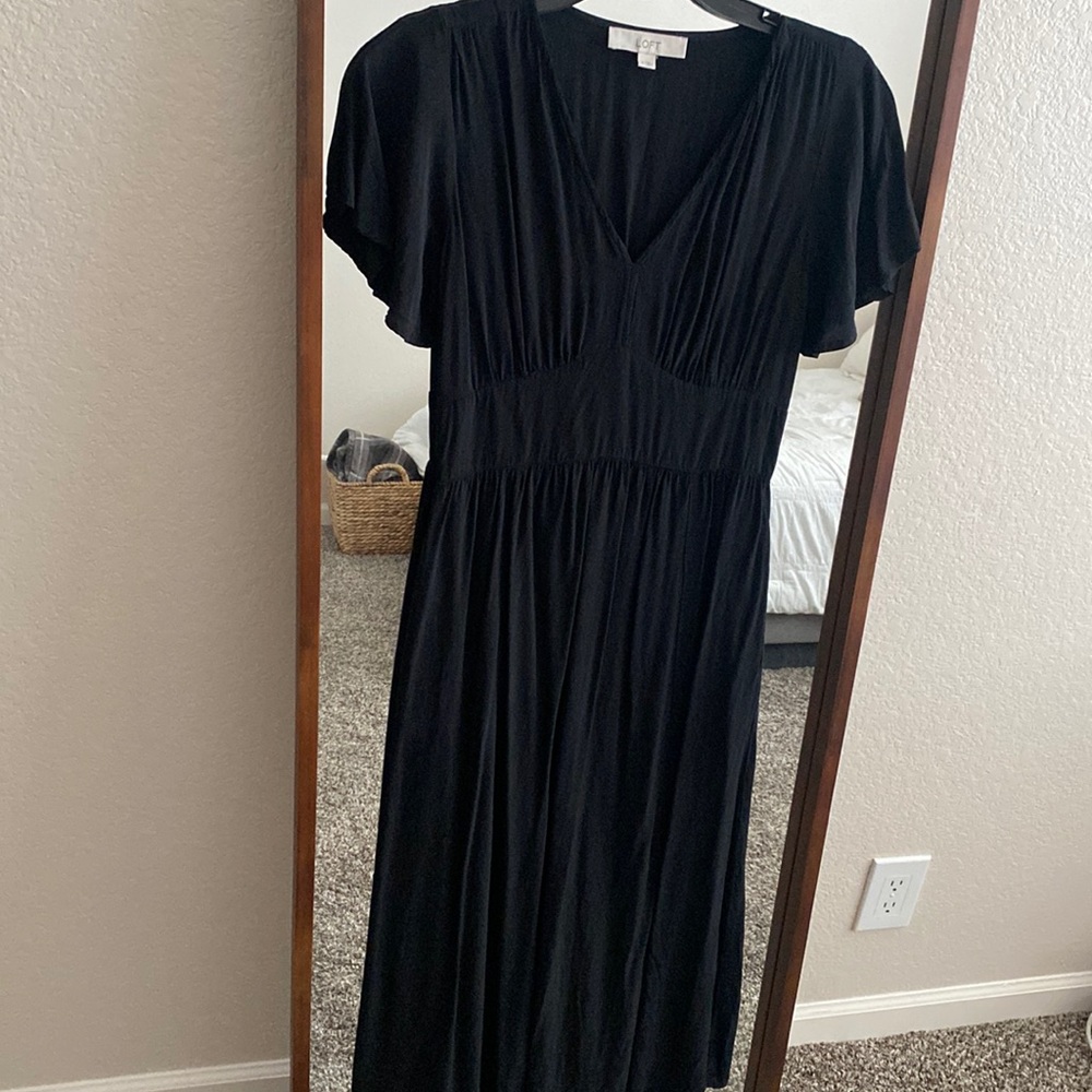 Loft black dress